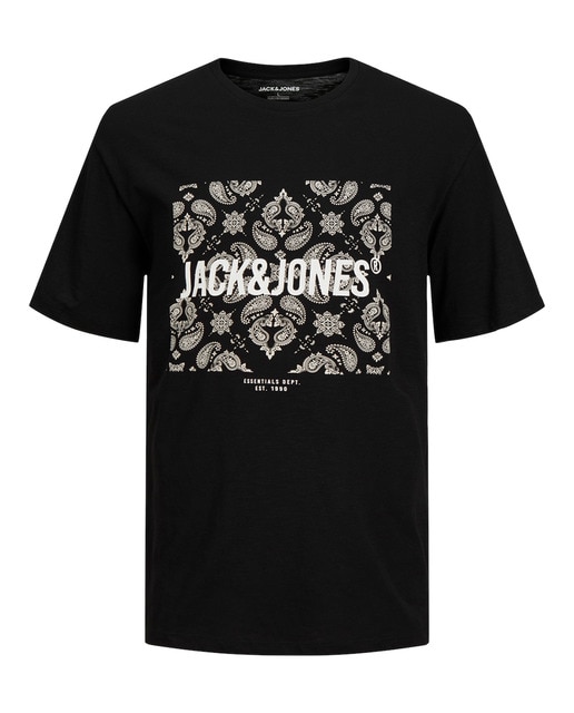 Camiseta de hombre manga corta con print frontal para hombre