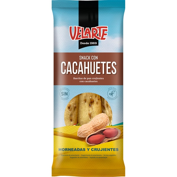 crunchy bread stick with peanuts bag 80 g