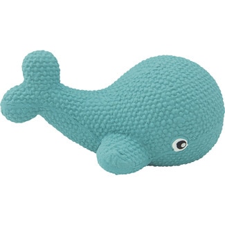FRED&RITA juguete de látex para perro Ballena azul 7 cm 1 unidad