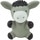 FRED&RITA juguete de látex para perro Burro gris 10 cm 1 unidad