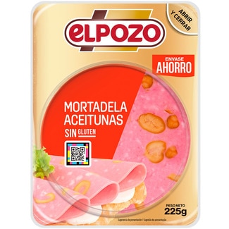Elpozo Mortadela com Azeitonas Fatiada embalagem 225 g