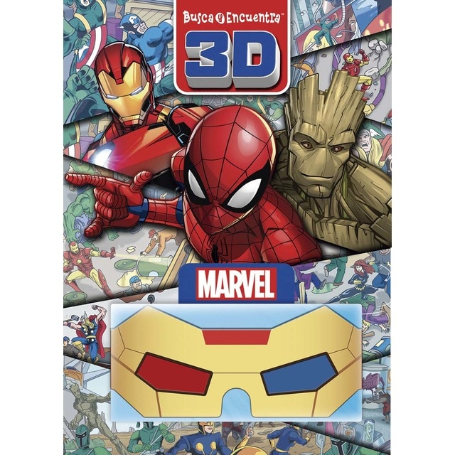 BUSCA Y ENCUENTRA 3D MARVEL (Tapa dura)
