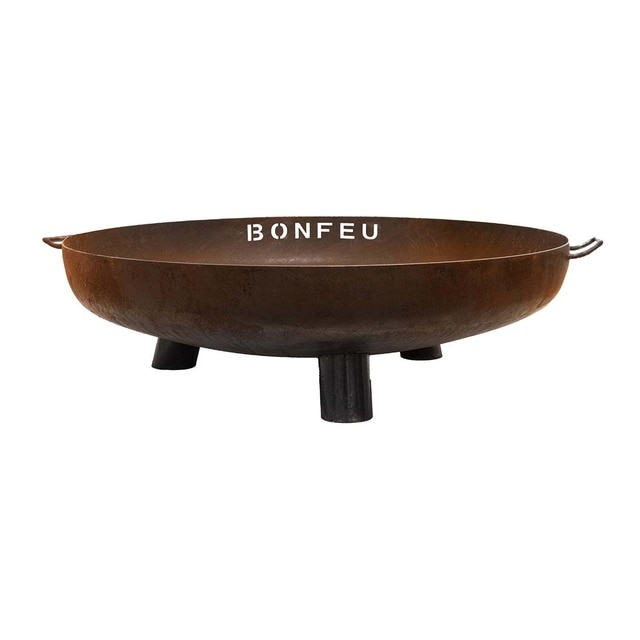 BONFEU - Brasero de Leña Bonbowl Plus Acero Corten Ø 60 cm.