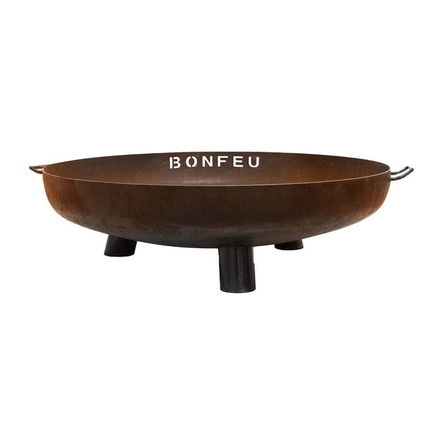 BONFEU - Brasero de Leña Bonbowl Plus Acero Corten Ø 80 cm.