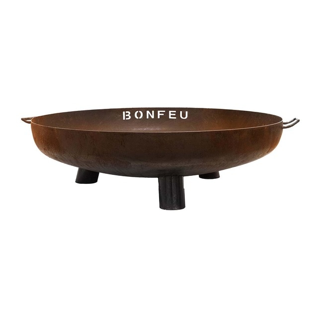 BONFEU - Brasero de Leña Bonbowl Plus Acero Corten Ø 100 cm.