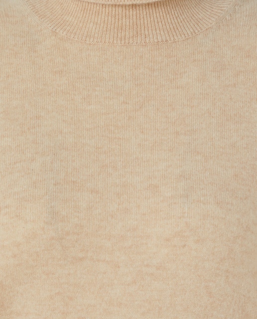 Jersey con cuello cisne de mujer 100% cashmere