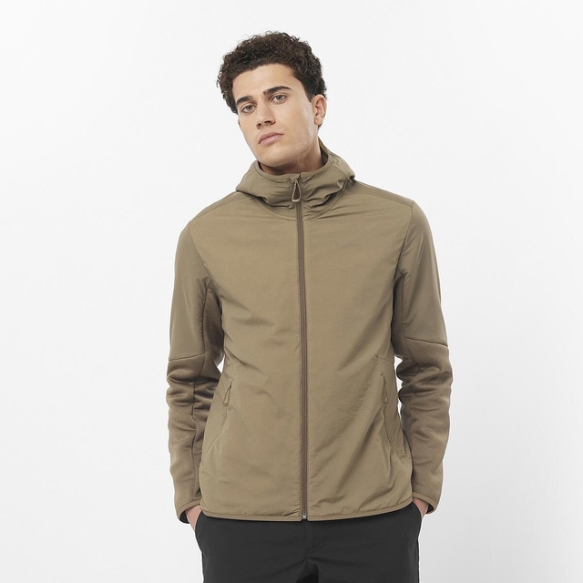 Imagen de Salomon - Sudadera de hombre Outline Hybrid Warm 🧥 en OfertitasTOP