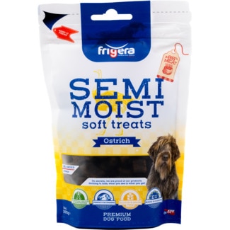 Frigera Snack Semi Húmido de Avestruz embalagem 165 g