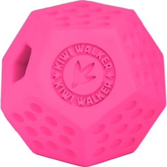 Kiwi Walker Brinquedo para Cão Rosa Maxi Dodecaball embalagem 1 unidade
