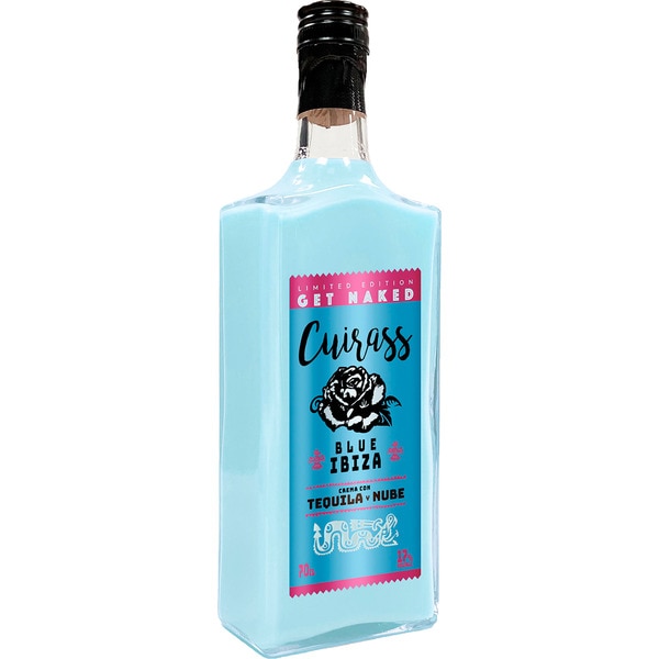 Ibiza blue licor de crema de nube con tequila botella 70 cl