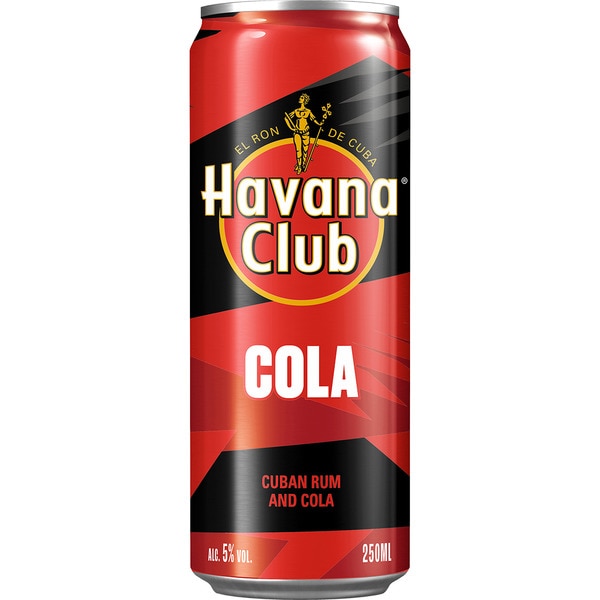 ron combinado con cola lata 25 cl