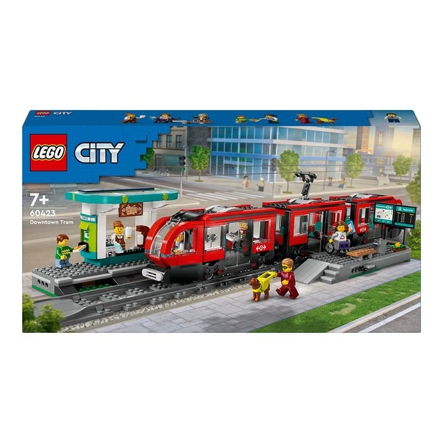 Juego de construccion Tranvia y Estacion del Centro LEGO City Trains LEGO El Corte Ingles