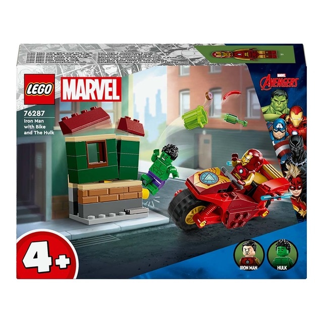 Juego de construccion Iron Man con Moto y Hulk LEGO Super Heroes Marvel LEGO El Corte Ingles