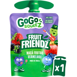 Gogo Squeez Frutos Vermelhos embalagem 90 g