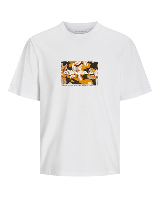 Camiseta de mangas cortas con logo serigrafiado en el lateral de hombre