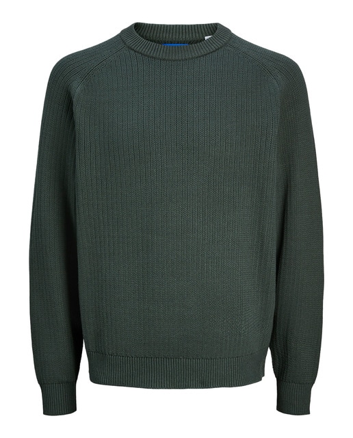 Jerse estructura de cuello redondo de hombre