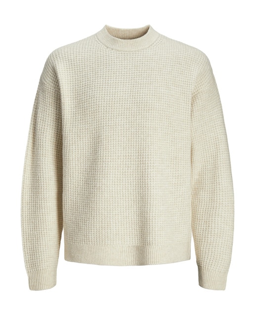 Jersey combinado de cuello redondo de hombre