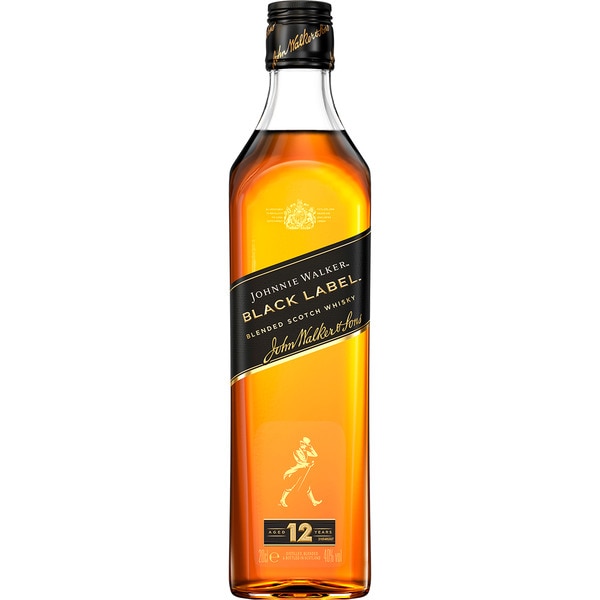 Black Label Schottischer Whisky 12 Jahre Flasche 20 cl