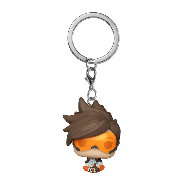 Llavero Funko Pop Tracer Overwatch.