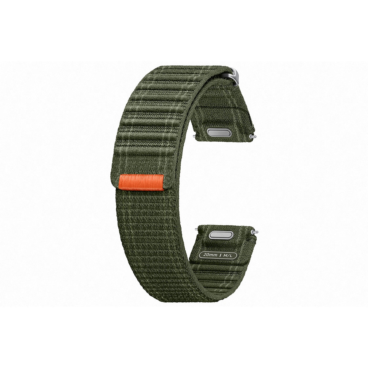 Bracelete de Tecido (M/L) para Samsung Galaxy Watch7 - Verde Escuro Verde-3