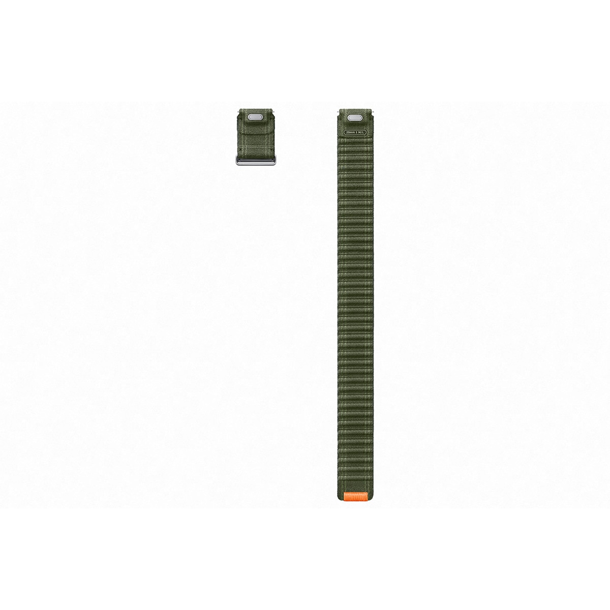 Bracelete de Tecido (M/L) para Samsung Galaxy Watch7 - Verde Escuro Verde-2
