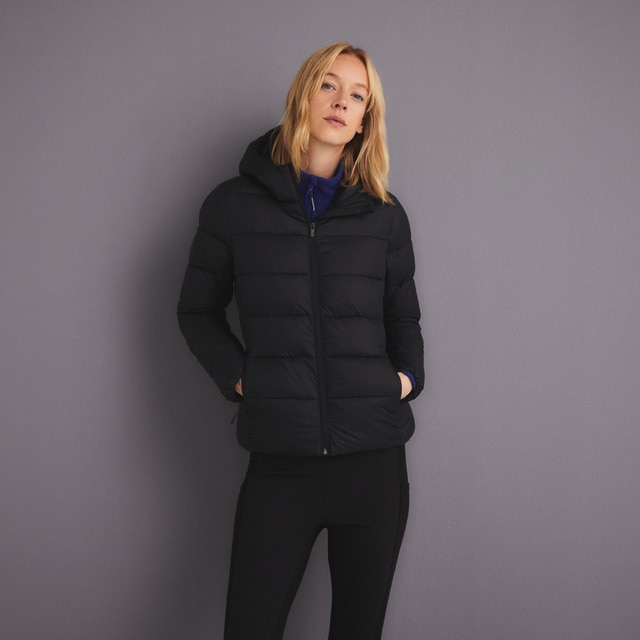 Chaqueta con relleno de fibra hueca de montaña de mujer