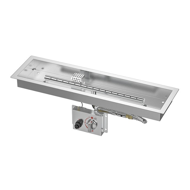 NORA FLAMES - Quemador Exterior Gas Rectangular Nora 950 x 190 LPG.