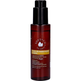 Soft&Co Óleo de Hidratação Corpo de Coco embalagem 100 ml