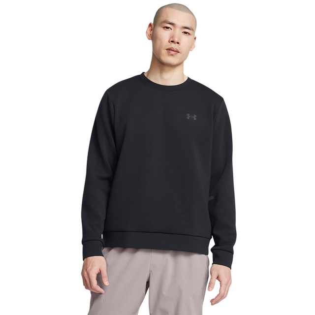 Sudadera casual de hombre Ua Unstoppable Flc Crew Eu-Blk Under Armour