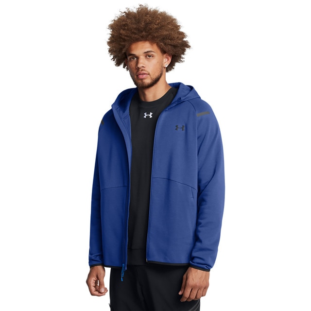Sudadera casual de hombre Ua Unstoppable Flc Fz Hd Eu-Gry Under Armour