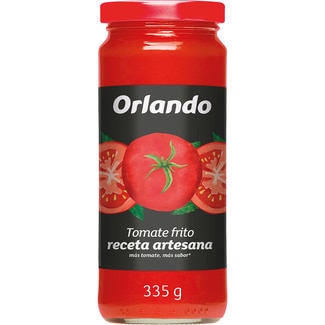 ORLANDO tomate frito receta artesana sin gluten frasco 335 g
