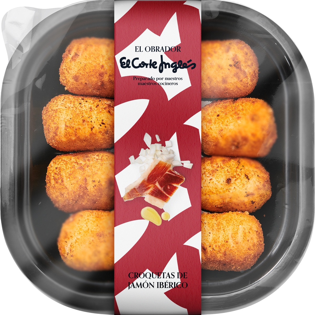 Croquetas de jamón ibérico envase 200 g · EL OBRADOR EL CORTE INGLES