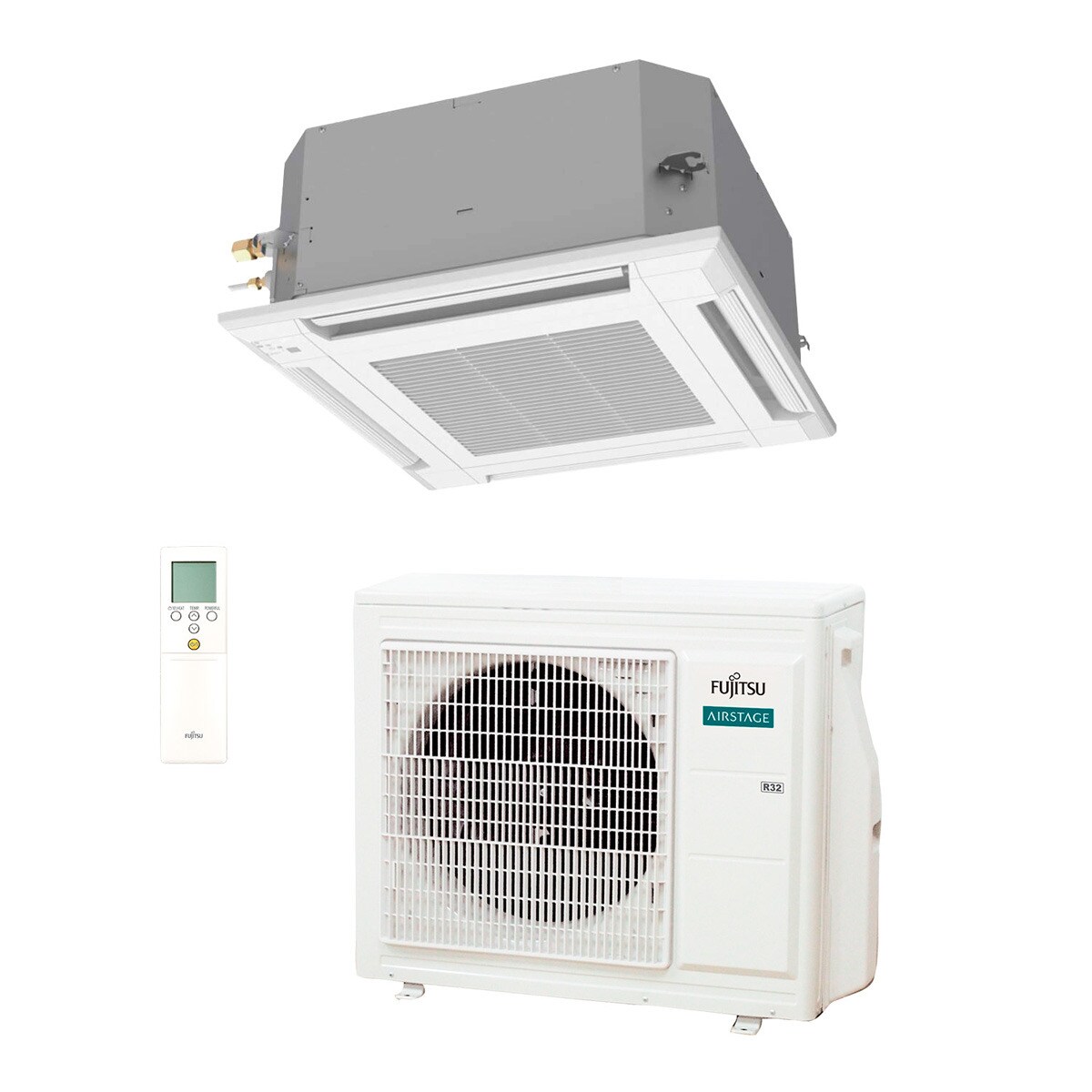 Fujitsu – Aire acondicionado cassette Fujitsu Inverter – AUY71-KV.