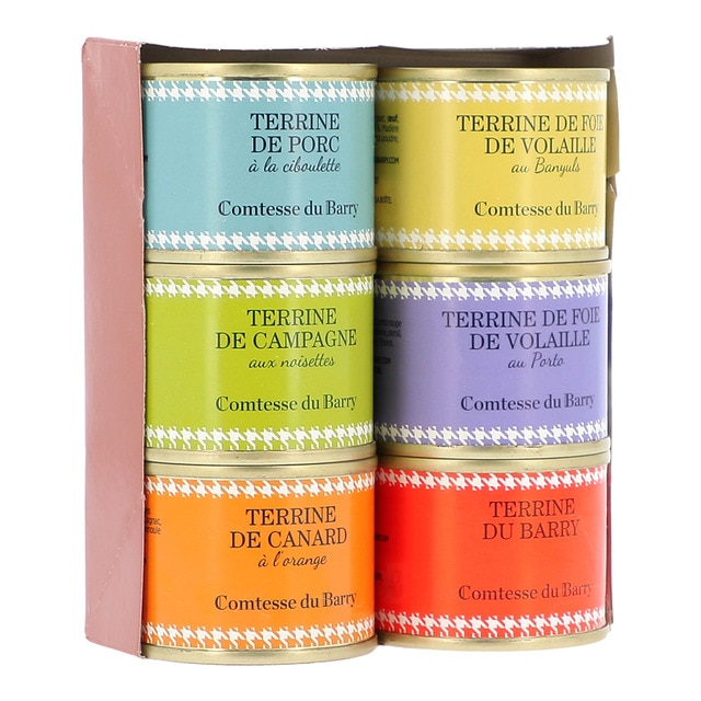 Surtido de 6 patés variados Comtesse du Barry