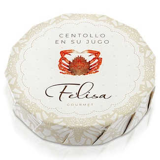 FELISA centollo en su jugo lata 120 g neto escurrido