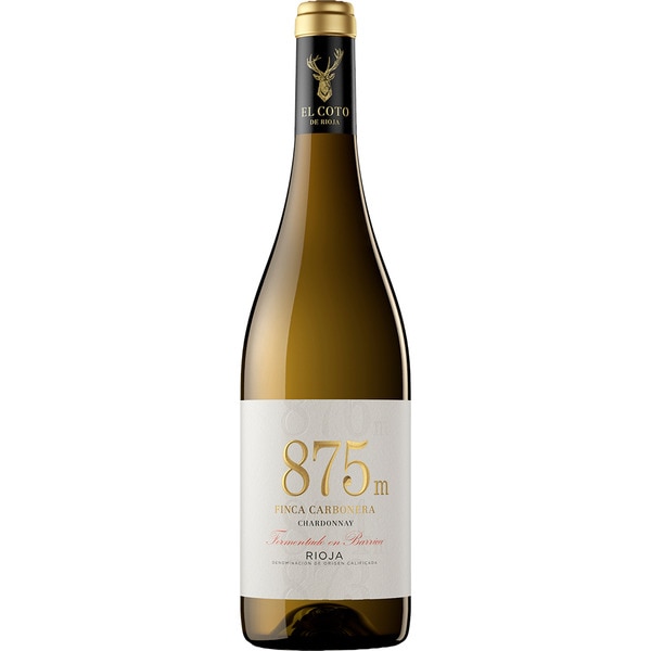 Finca Carbonera chardonnay white wine DOCa Rioja bottle 75 cl