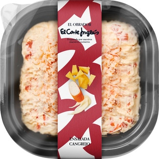 EL OBRADOR EL CORTE INGLES crab salad container 300 g
