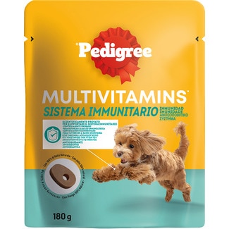 Pedigree Snack para Cão Multivitaminas Sistema Imunitário embalagem 180 g