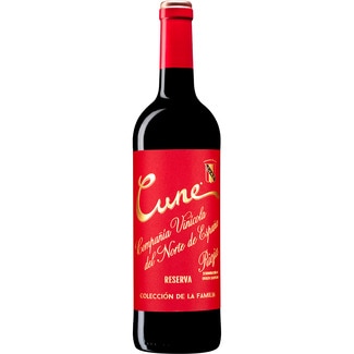 CUNE Family collection reserva red wine DOCa Rioja bottle 75 cl
