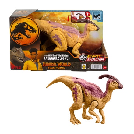 Dinosaurio Parasaurolophus Rugido Salvaje : Teoría del Dinocaos Netflix Mattel