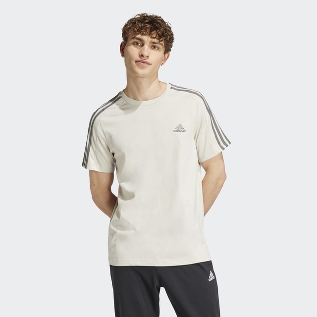 Camiseta de hombre Essentials Single Jersey 3 bandas adidas