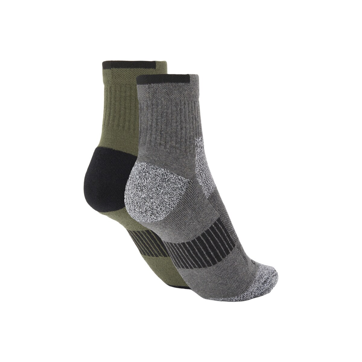 Pack de 2 Pares de Meias de Montanha 820 Cinzento Médio-2