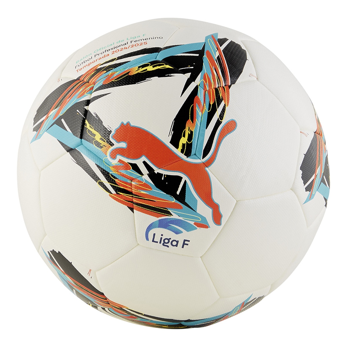 Puma - Balón de fútbol Puma Orbita Liga F Hybrid 2024-2025 Puma.