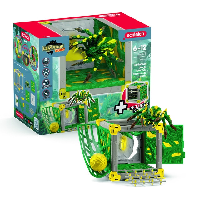 Playset BattleCave Tarantula de selva Schleich Schleich El Corte Ingles