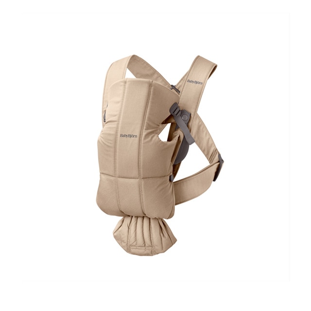 Mochila PortaBebé BabyBjörn Mini tejido Woven 2 posiciones