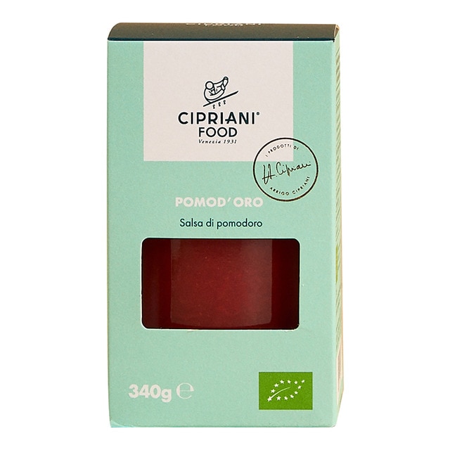 Salsa de tomate cocido Pomodoro Biológico Cipriani