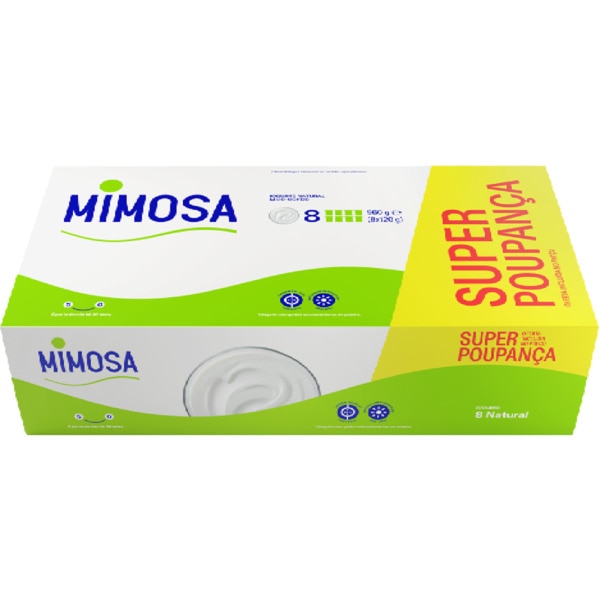 Iogurte Natural Pack 8 unidades embalagem 120 g