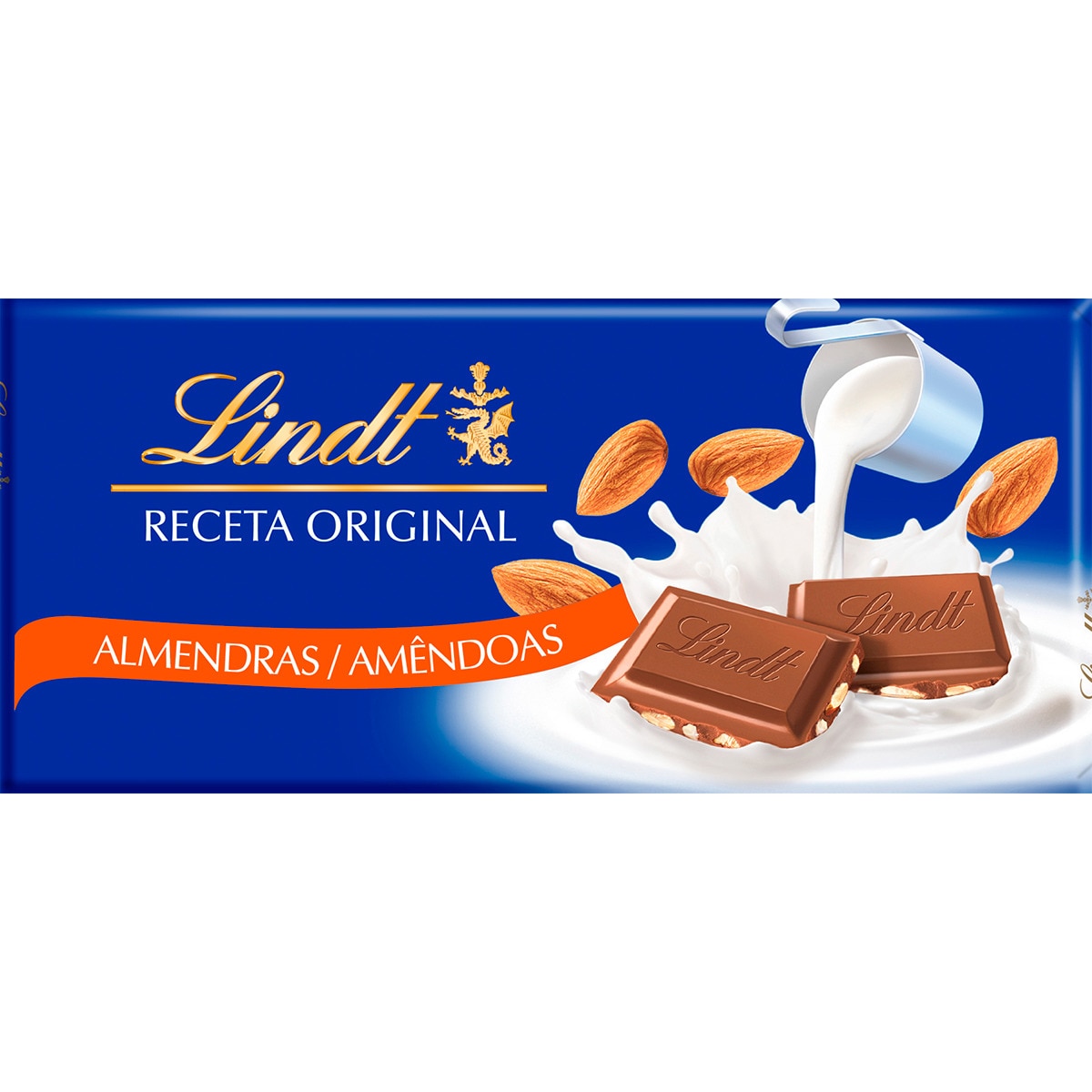 Receta Original chocolate con leche y almendras