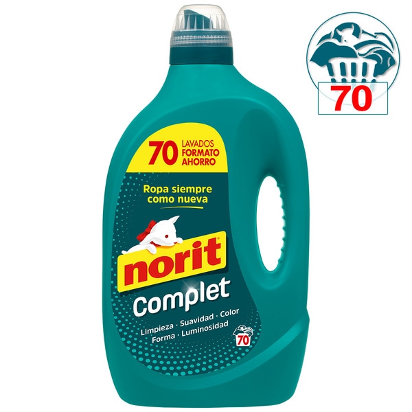 detergente líquido Complet botella 70 dosis