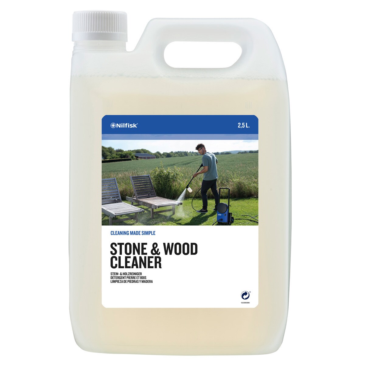 NILFISK – Detergente Piedra Madera 2,5 l.